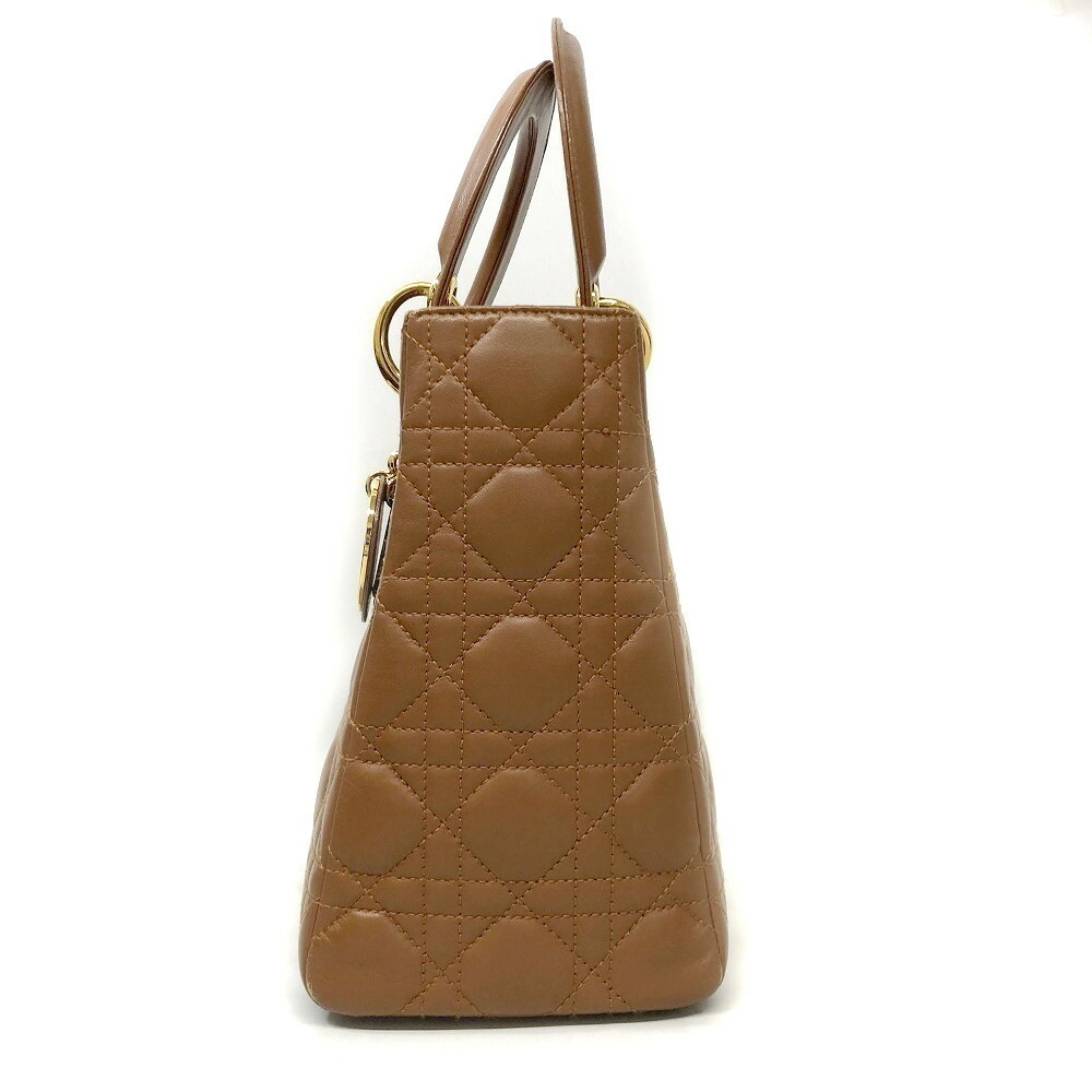 DIOR Lady Shoulder Bag Cannage Brown - Picture 2 of 9